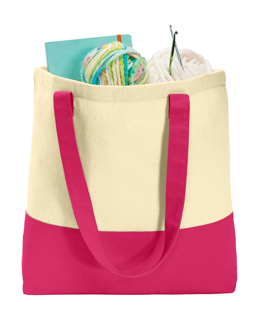 Daily Use Colorblock Cotton Tote