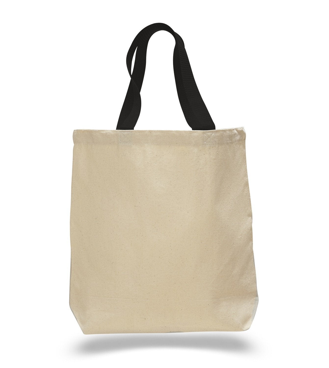 Promotional Cotton Tote Bags with Black Handles