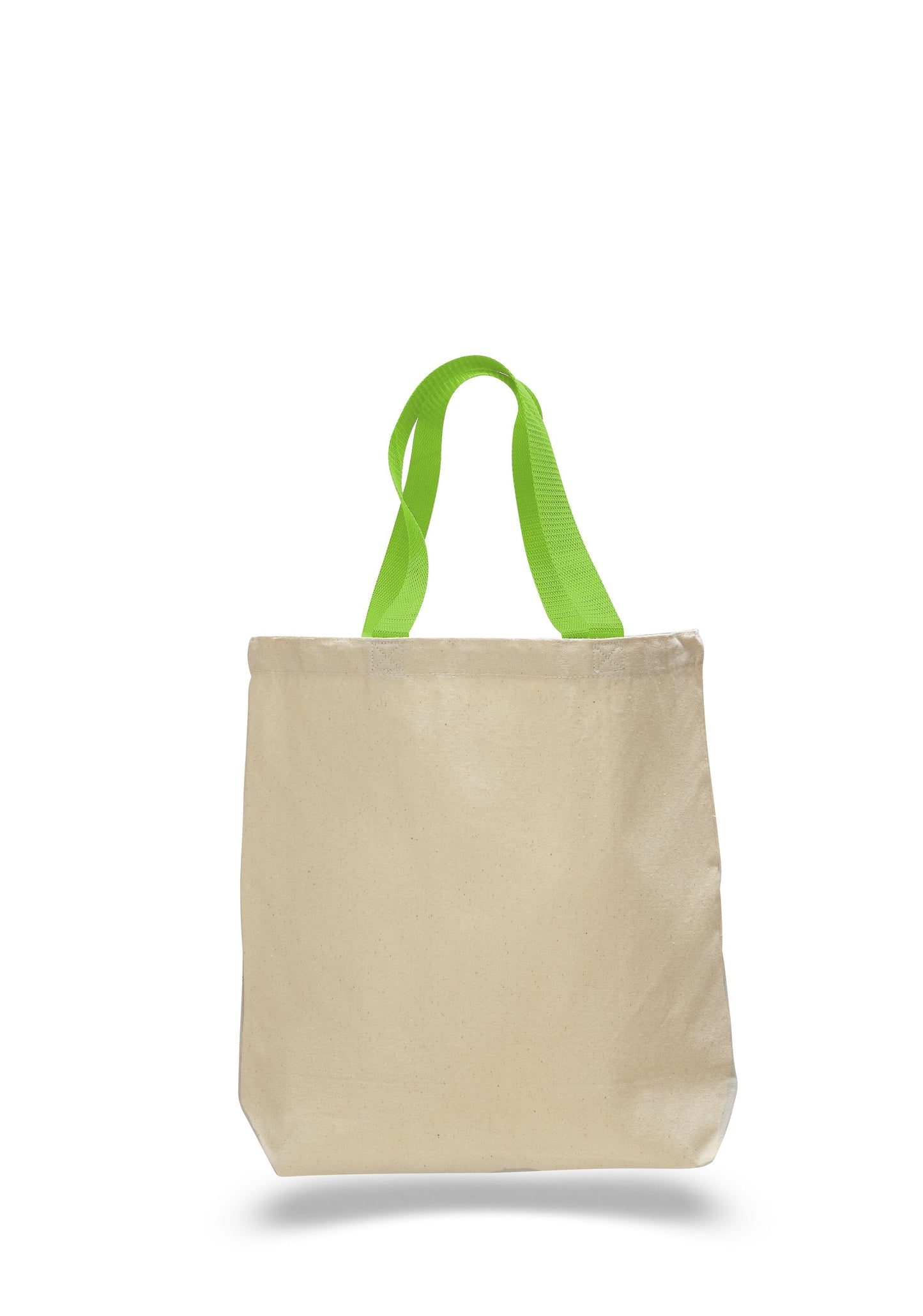 100% Cotton Canvas Tote Bags with Color Handles - DN244