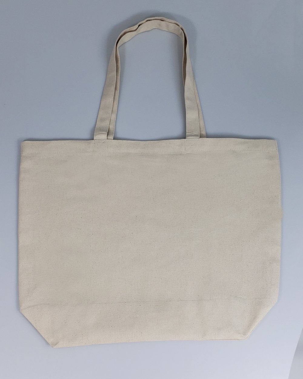 18" Med/Large Size Value Canvas Tote Bag with Long Handles - DN218