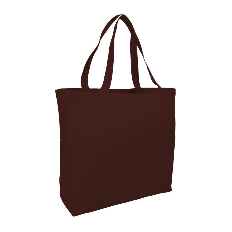 Extra-Large Heavy Canvas Tote Bags with Hook and Loop Closure