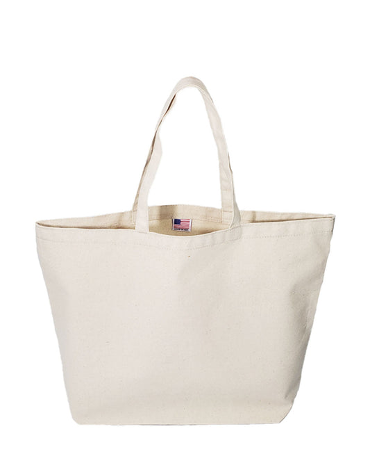 Carry-All Large Canvas Tote Bag - Made in China