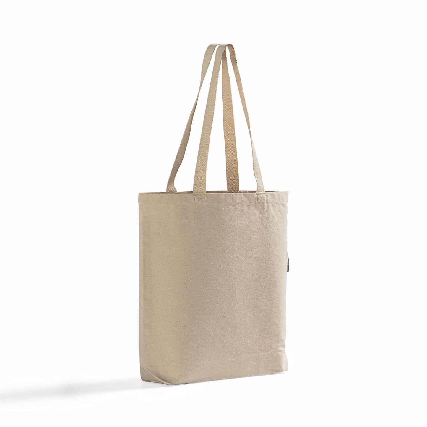 100% Organic Cotton Canvas Grocery Tote Bags W/Gusset - DN210