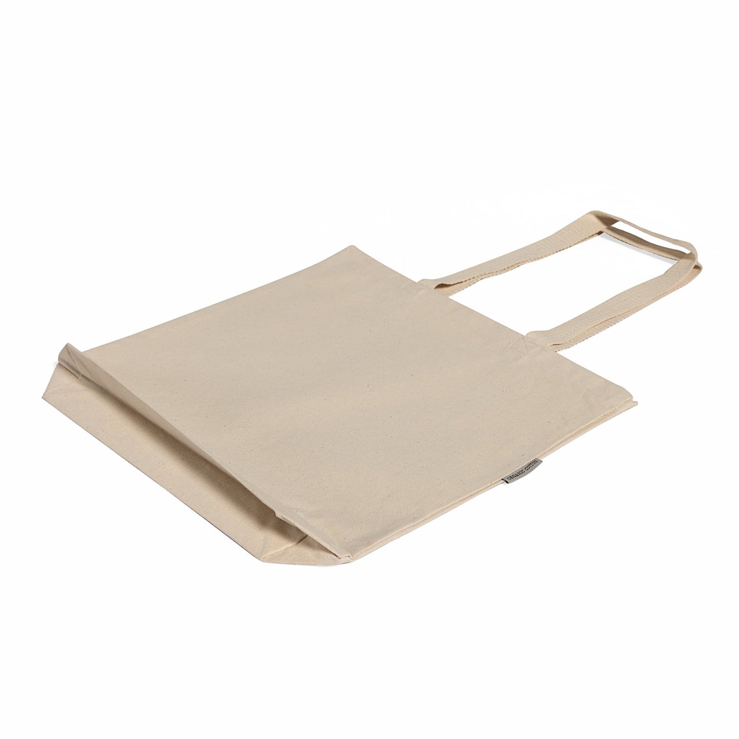 100% Organic Cotton Canvas Grocery Tote Bags W/Gusset - DN210