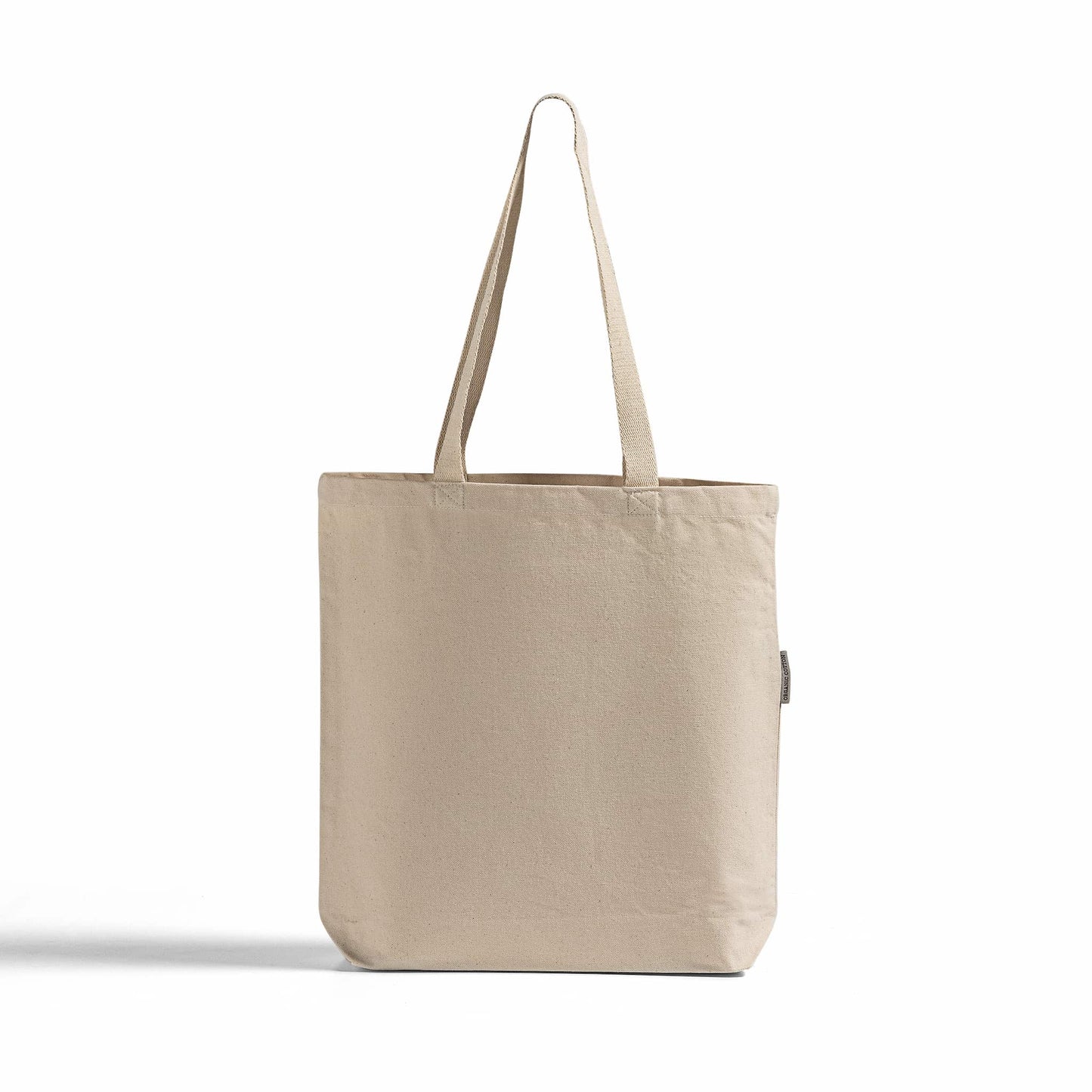 100% Organic Cotton Canvas Grocery Tote Bags W/Gusset - DN210