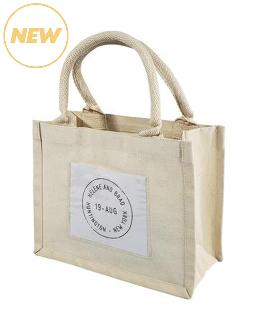 reusable canvas tote bag thumbnail white new style